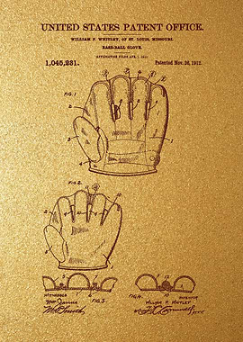 2 Baseball Glove Patent