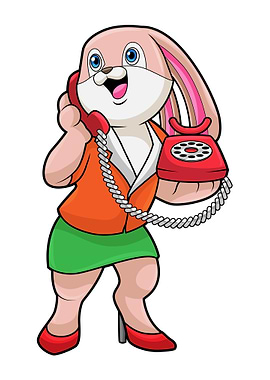 Bunny Secretary Phone