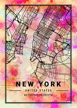 New York City Map USA