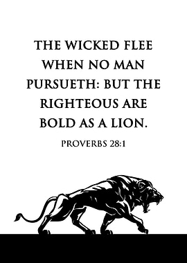 Proverbs 28 1