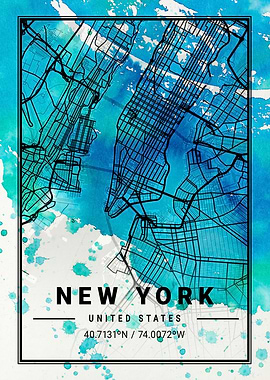New York City Map USA