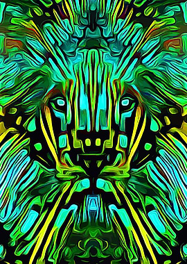 Lion Abstract 2
