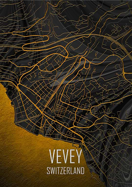 Vevey Switzerland Map