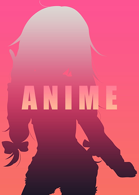 Anime Black Pink Art