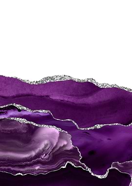 Purple Silver Agate Tex 07