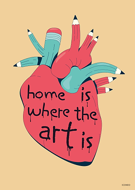Home is where the art is