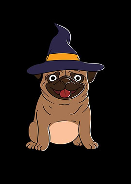 Halloween Witch Dog