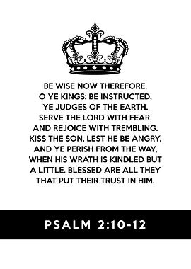Psalm 2 10 12