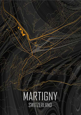Martigny Switzerland Map