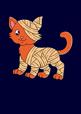 Halloween Cat Mummy