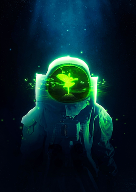 Space Life Poster