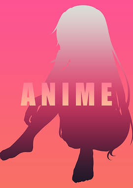 Anime Black Pink Art