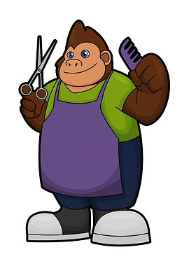 Gorilla Hairdresser