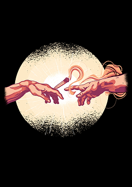 Adam creation minimalist