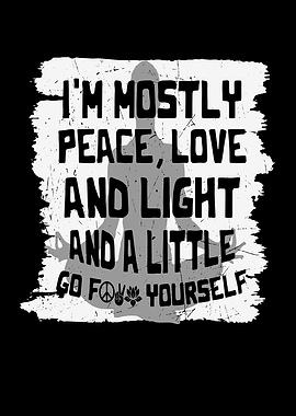 Yoga Peace Love Wall Art