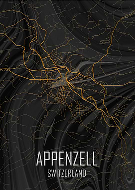 Appenzell Switzerland Map