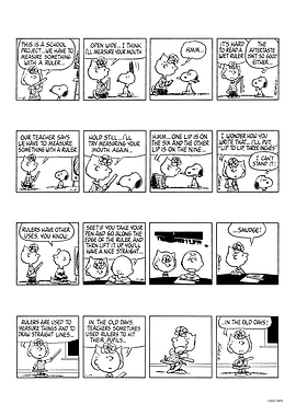 School Project Comic Strip