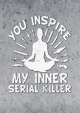 Funny Yoga Quote Wall Art