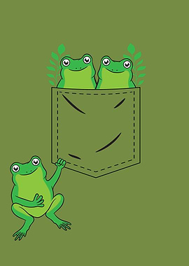 Cottagecore Aesthetic Frog