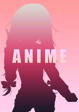 Anime Black Pink Art Two
