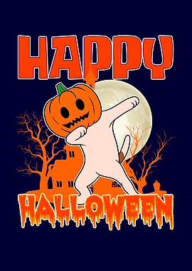 Dabbing Halloween Dog