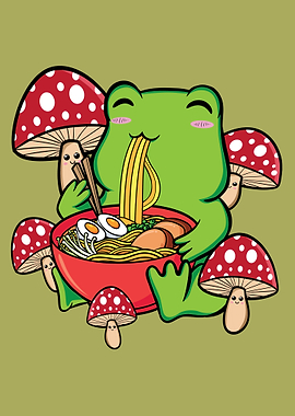 Cottagecore Frog Ramen