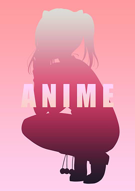 Anime Black Pink Art Two