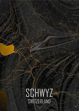 Schwyz Switzerland Map