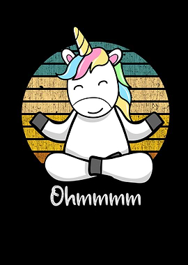 Meditation Einhorn Yoga