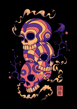 Colorful Skulls