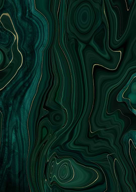 Malachite Gold Texture 06