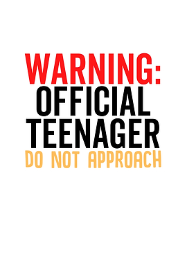 Warning Official Teenager