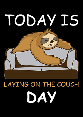 Laying On The Couch Funny