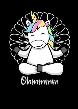 Meditation Einhorn Yoga