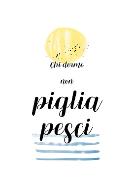 No pain no gain in Italian