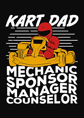 Kart Dad Father Design