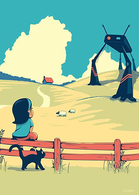 A girl and her giant robot