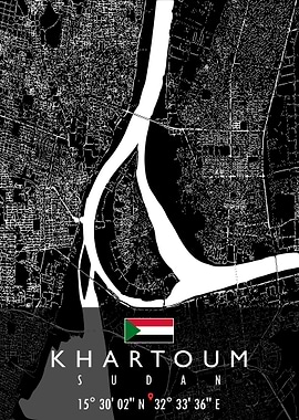 KHARTOUM MAP SUDAN