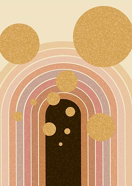 Mid Century Color Rainbow