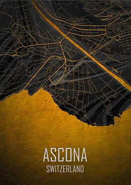 Ascona Switzerland Map