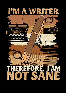 Writers Wall Art Vintage