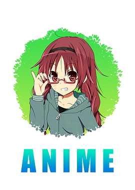 Anime Girl Art In White