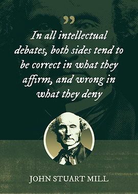 In all intellectual debate