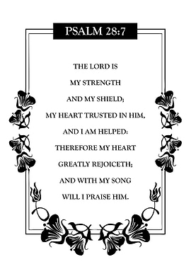 Psalm 28 7