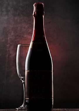 Dark Wine Bottle