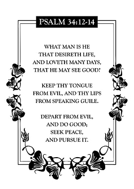 Psalm 34 12 14