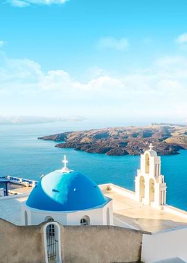 Santorini Greece Sea Beach