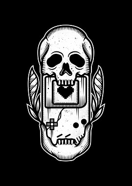 Game Over Death Tattoo Art