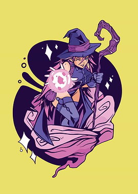 Wizard witch girl magic