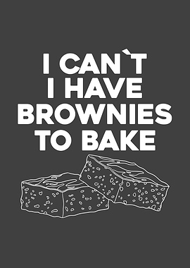 Baking Brownies Cake Gift